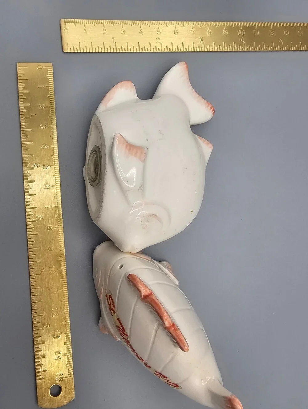 Vintage St. Thomas V.I. Fish-Shaped Salt and Pepper Shakers